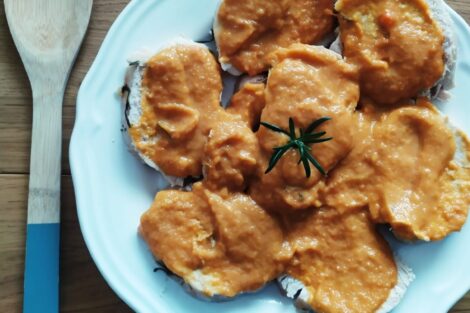 Roast-beef di Tacchino con crema di verdure