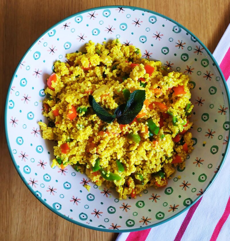 Tabbouleh di miglio all'orientale