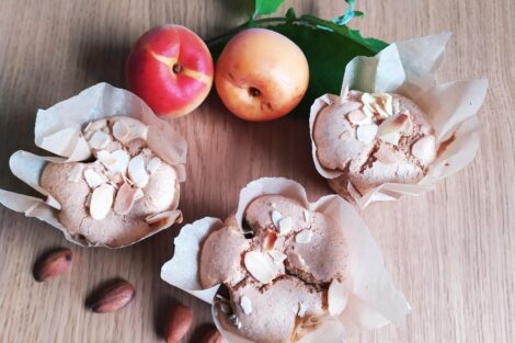 muffins di mandorle e albicocche