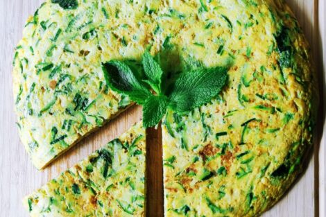Frittata di zucchine e menta