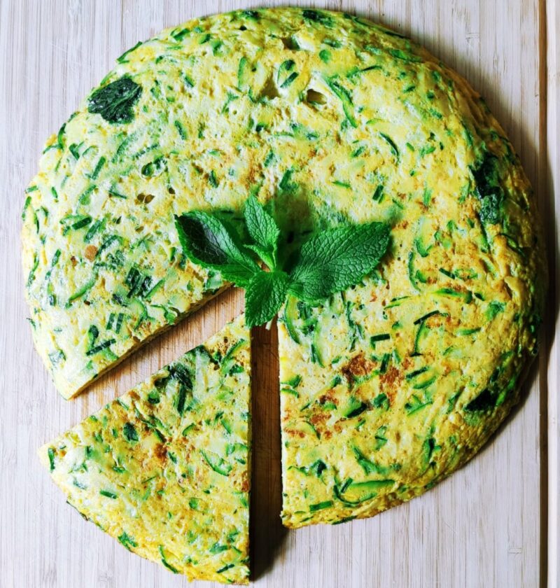 Frittata di zucchine e menta