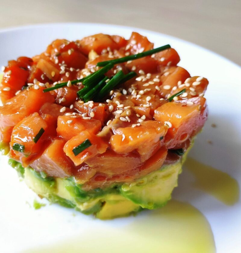 tartare di salmone e avocado